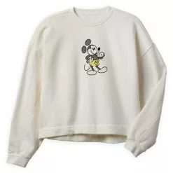 Disney Store Sweatshirt Mickey Genuine Mousewear Blanc Pour Femmes