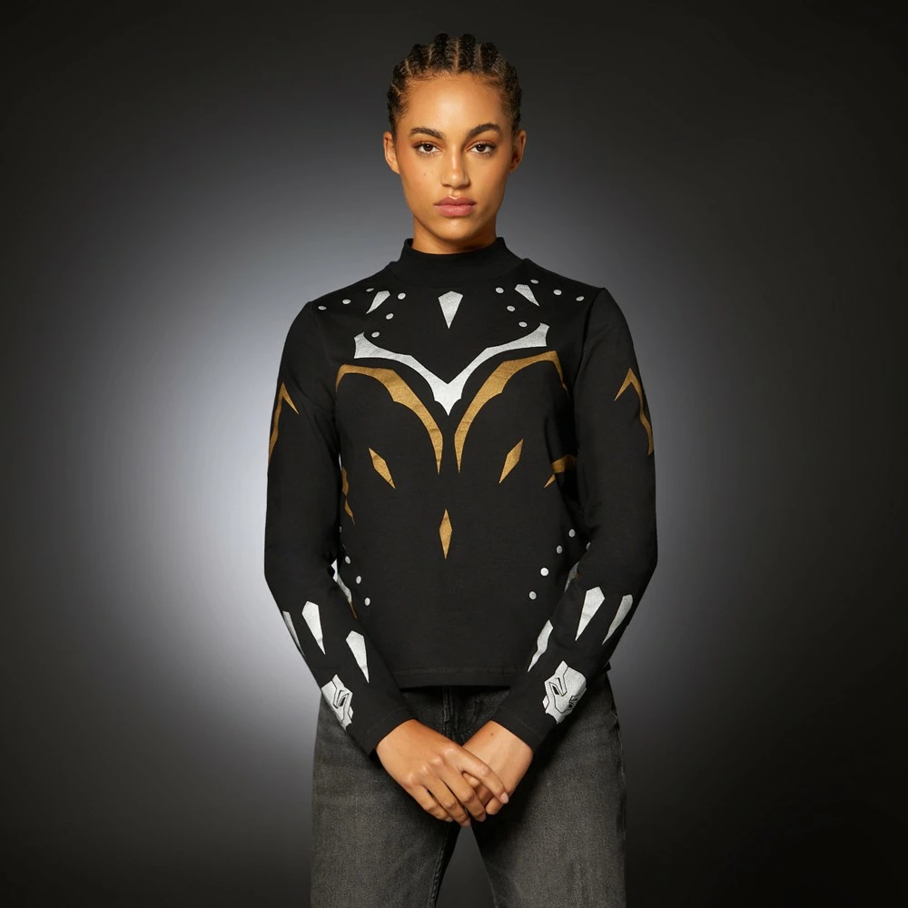 Disney Store Haut Black Panther: World Of Wakanda à Manches Longues Pour Femmes 3 Disney Store Haut Black Panther: World Of Wakanda à Manches Longues Pour Femmes – Image 3