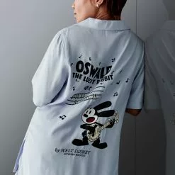 Chemise Tissée Oswald Le Lapin Chanceux Disney100 Pour Femmes 7 Chemise Tissée Oswald Le Lapin Chanceux Disney100 Pour Femmes -Disney Store 2325049490049M 2