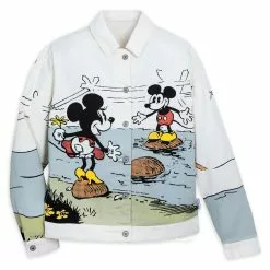 Disneyland Her Universe Veste En Jean Mickey Et Minnie Style BD Pour Femmes