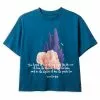 National Geographic T-shirt Corail Pour Femmes