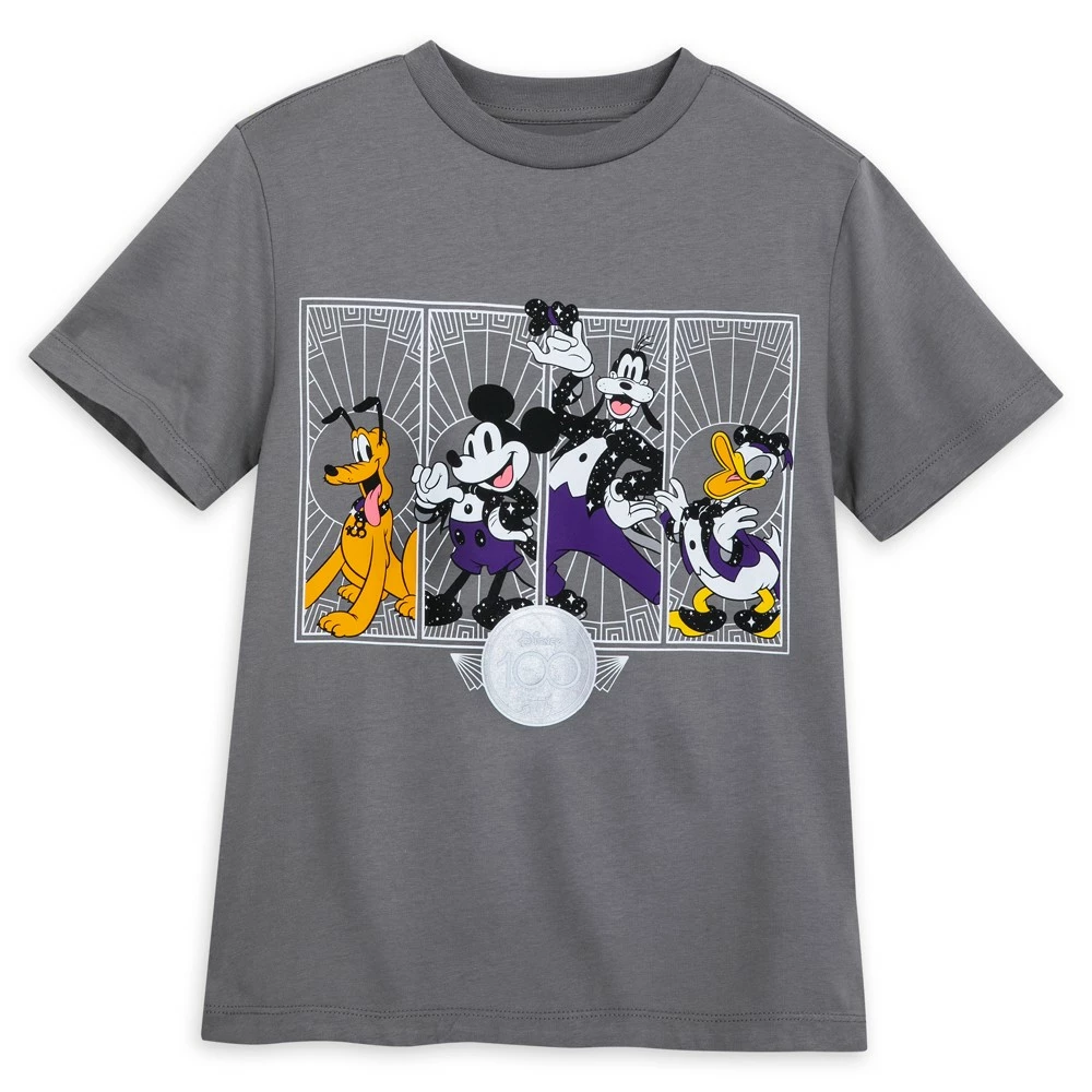 T-shirt Mickey Et Ses Amis Disney100 Celebration Pour Enfants 1 T-shirt Mickey Et Ses Amis Disney100 Celebration Pour Enfants