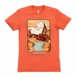 Disneyland T-shirt Attraction Big Thunder Mountain Pour Adultes