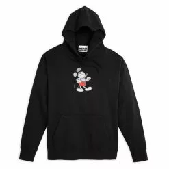 Disney Store Sweatshirt Mickey Genuine Mousewear à Capuche Noir Pour Adultes