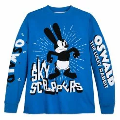 T-shirt à Manches Longues Oswald Le Lapin Chanceux Disney100 Pour Adultes