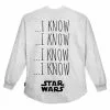 Disney Store Sweatshirt Star Wars "…I Know" Pour Adultes, Spirit Jersey
