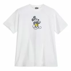 Disney Store T-shirt Mickey Genuine Mousewear Blanc Pour Adultes