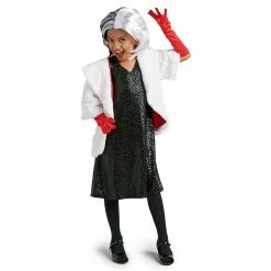 Disney Store Costume Cruella D'Enfer Pour Enfants, Les 101 Dalmatiens