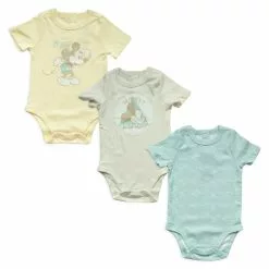 Disney Store Lot De 3 Bodies Mickey Pour Bébés