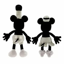 Disney Store Ensemble De Petites Peluches Mickey Et Minnie Steamboat Willie Disney100 Decades -Disney Store 412313625724 2