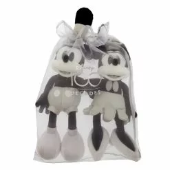 Disney Store Ensemble De Petites Peluches Mickey Et Minnie Steamboat Willie Disney100 Decades -Disney Store 412313625724 3