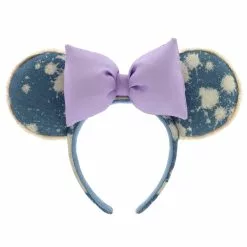 Disney Parks Disneyland Serre-tête à Oreilles De Minnie Lavande En Denim Pour Adultes