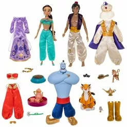 Disney Store Coffret Poupée Aladdin Pour Enfants