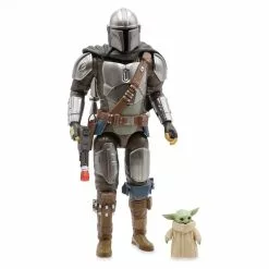 Disney Store Figurine The Mandalorian Articulée Et Parlante