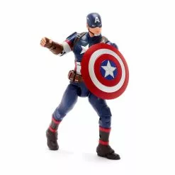 Disney Store Figurine Captain America Articulée Et Parlante