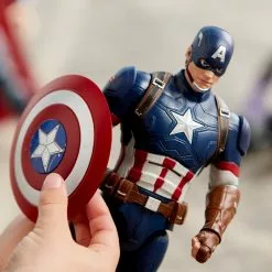 Disney Store Figurine Captain America Articulée Et Parlante -Disney Store 461012490843 4