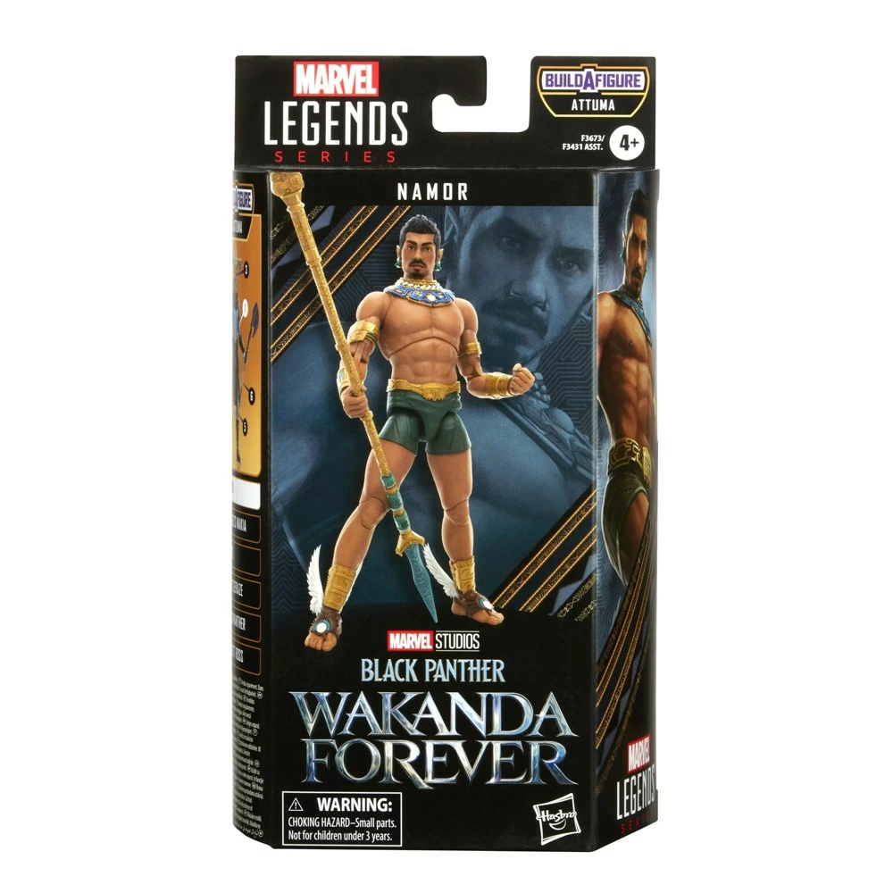 Hasbro Figurine Namor Articulée 15 cm Marvel Legends Series, Black Panther 5 Hasbro Figurine Namor Articulée 15 cm Marvel Legends Series, Black Panther – Image 5