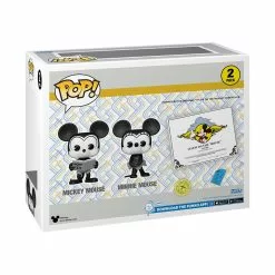 Funko Figurines Mickey Et Minnie I Flew On The Mouse Pop! En Vinyle -Disney Store 461013503467 2