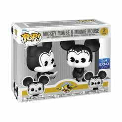 Funko Figurines Mickey Et Minnie I Flew On The Mouse Pop! En Vinyle