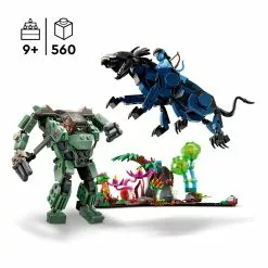 LEGO Avatar Neytiri Et Le Thanator Vs. Quaritch Dans L’exosquelette AMP 75571 -Disney Store 461033542491 3