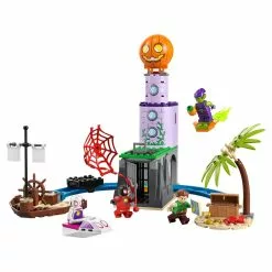 LEGO Marvel 10790 L'équipe Spidey Au Phare Du Bouffon Vert