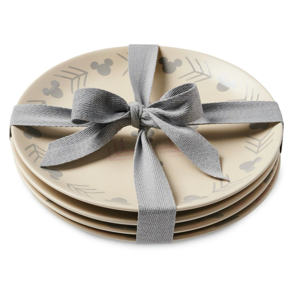 Disney Store Disneyland Lot De 4 assiettes Mickey Mouse Homestead 3 Disney Store Disneyland Lot De 4 assiettes Mickey Mouse Homestead – Image 3