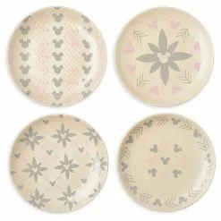 Disney Store Disneyland Lot De 4 assiettes Mickey Mouse Homestead