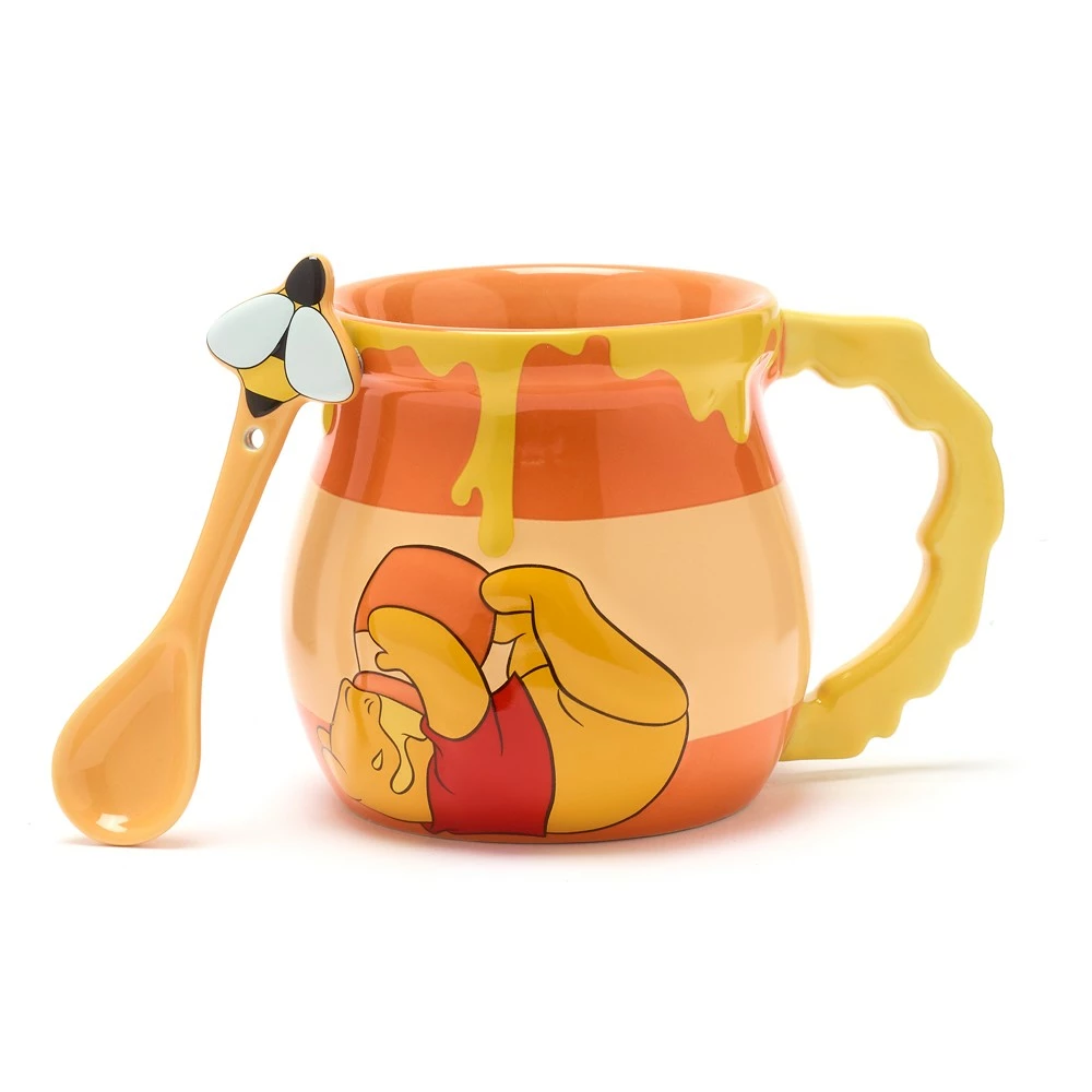 Disney Store Mug Et Cuillère Winnie L'Ourson 1 Disney Store Mug Et Cuillère Winnie L'Ourson
