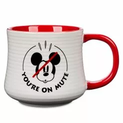 Disney Store Mug Mickey "YOU'RE ON MUTE"