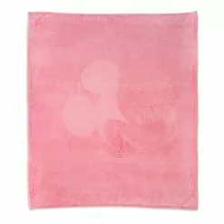 Disney Store Disneyland Jeté En Polaire Mickey Piglet Pink