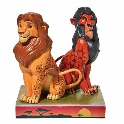 Enesco Figurine Simba Et Scar Fiers Et Fougueux, Le Roi Lion