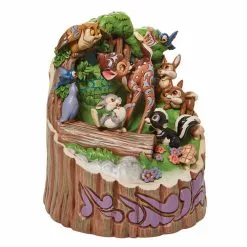 Disney Traditions Enesco Figurine Bambi "Carved By Heart"