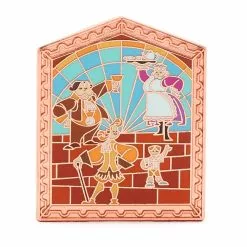 Disney Store Ensemble De Pin's Mystère La Belle Et La Bête Windows Of Love -Disney Store 466042466684 2