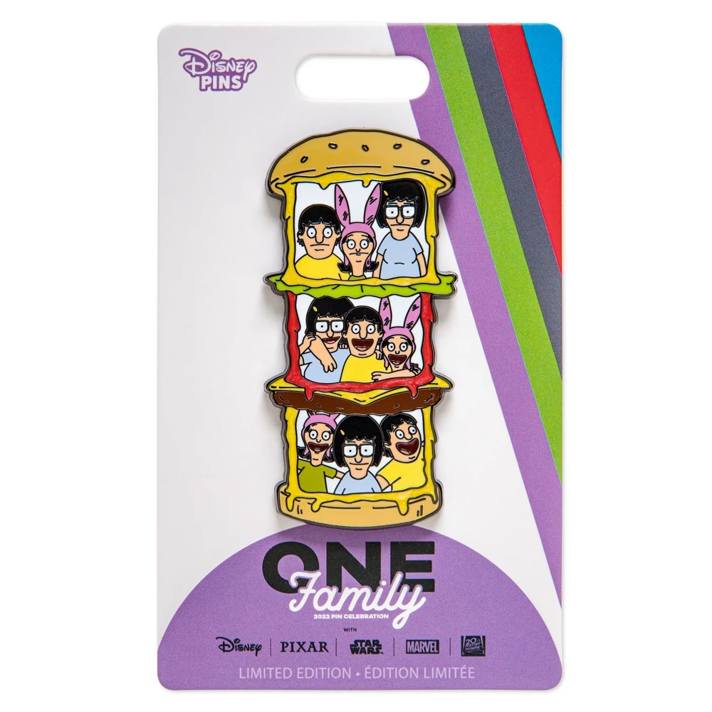 Disney Store Disney One Family Pin's Bob's Burgers "Dites Ouistiti !" En édition Limitée 2 Disney Store Disney One Family Pin's Bob's Burgers "Dites Ouistiti !" En édition Limitée – Image 2