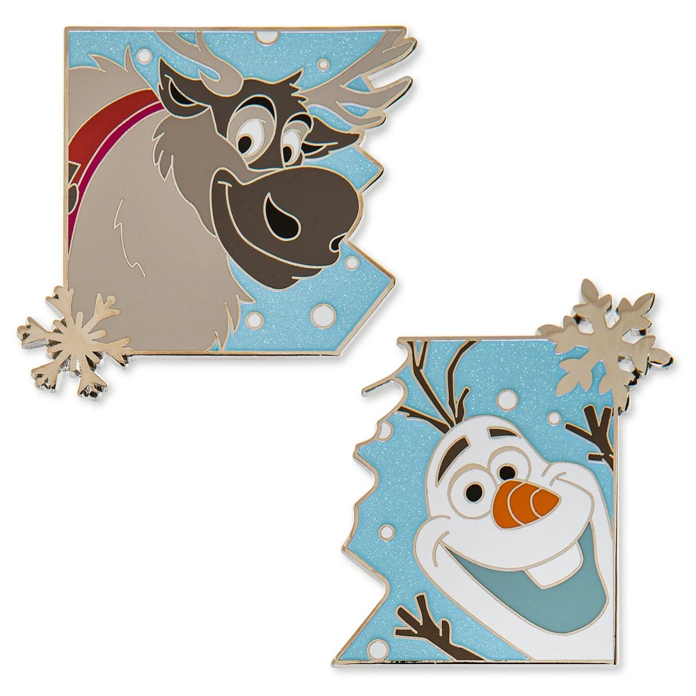 Disney Store Disney One Family Pin's Olaf Et Sven "Amis Pour La Vie", La Reine Des Neiges 1 Disney Store Disney One Family Pin's Olaf Et Sven "Amis Pour La Vie", La Reine Des Neiges