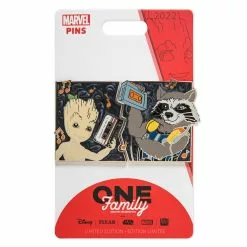 Disney Store Disney One Family Pin's Rocket Et Groot "Amis Pour La Vie", Les Gardiens De La Galaxie -Disney Store 466043290844 4