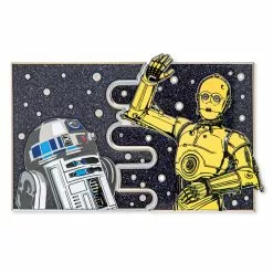 Disney Store Disney One Family Pin's C-3PO Et R2-D2 "Amis Pour La Vie", Star Wars -Disney Store 466043290929 3