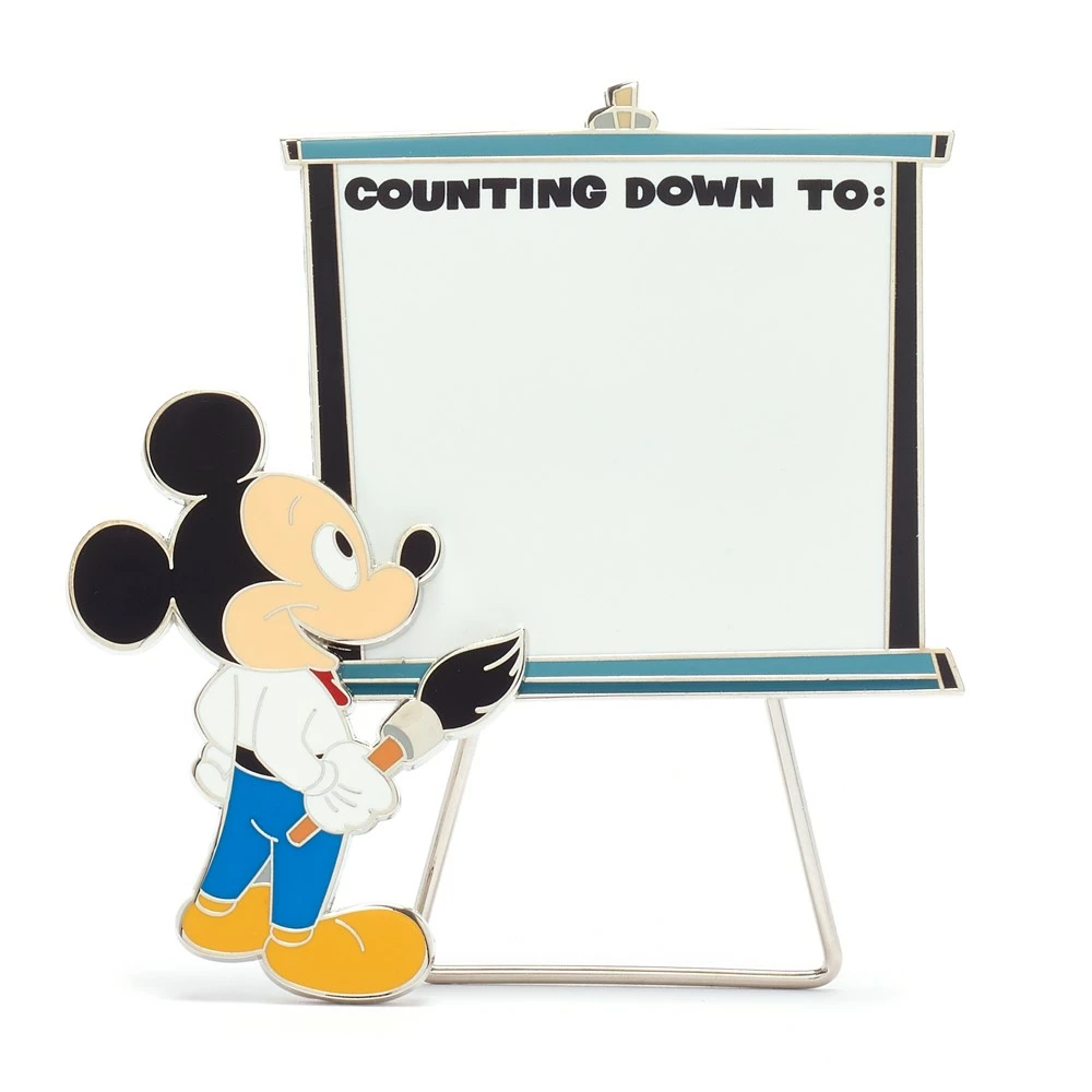 Disney Store Pin's Broche Mickey Compte à Rebours, Disney100 Eras 1 Disney Store Pin's Broche Mickey Compte à Rebours, Disney100 Eras