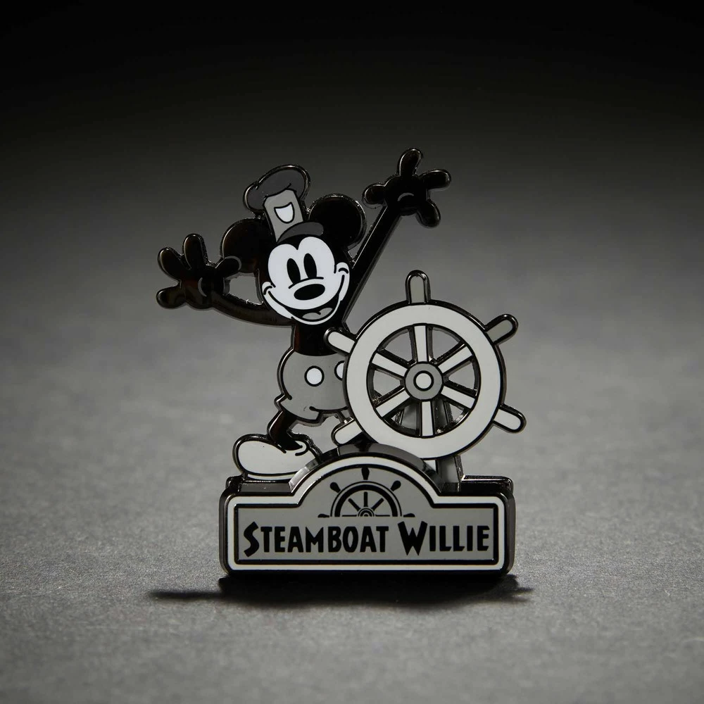 Disney Store Pin's Steamboat Willie En édition Limitée Disney100 Eras 2 Disney Store Pin's Steamboat Willie En édition Limitée Disney100 Eras – Image 2