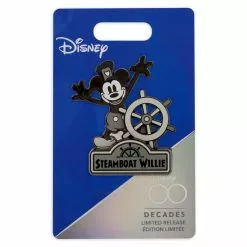 Disney Store Pin's Steamboat Willie En édition Limitée Disney100 Eras 7 Disney Store Pin's Steamboat Willie En édition Limitée Disney100 Eras -Disney Store 466043737691 3