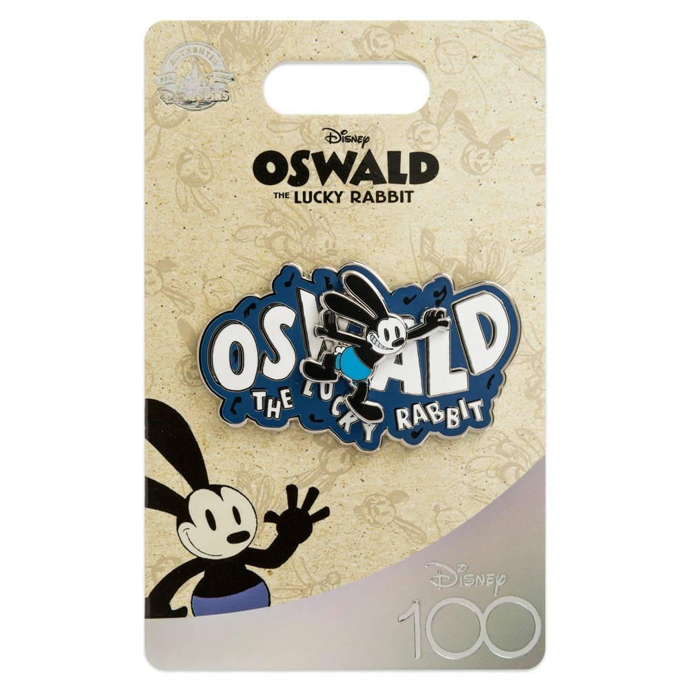 Disney Store Pin's Oswald Le Lapin Chanceux Avec Logo Disney100 2 Disney Store Pin's Oswald Le Lapin Chanceux Avec Logo Disney100 – Image 2