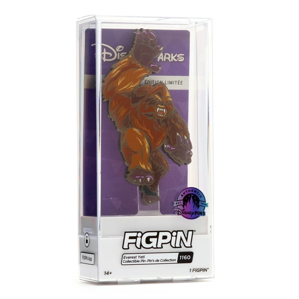 Disney Store Disneyland Pin's FiGPiN Yeti Everest, Expedition Everest 3 Disney Store Disneyland Pin's FiGPiN Yeti Everest, Expedition Everest – Image 3