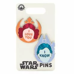 Disney Store Ensemble De Pin's Princesse Leia Et Han Solo, Star Wars 7 Disney Store Ensemble De Pin's Princesse Leia Et Han Solo, Star Wars -Disney Store 466043753769 3