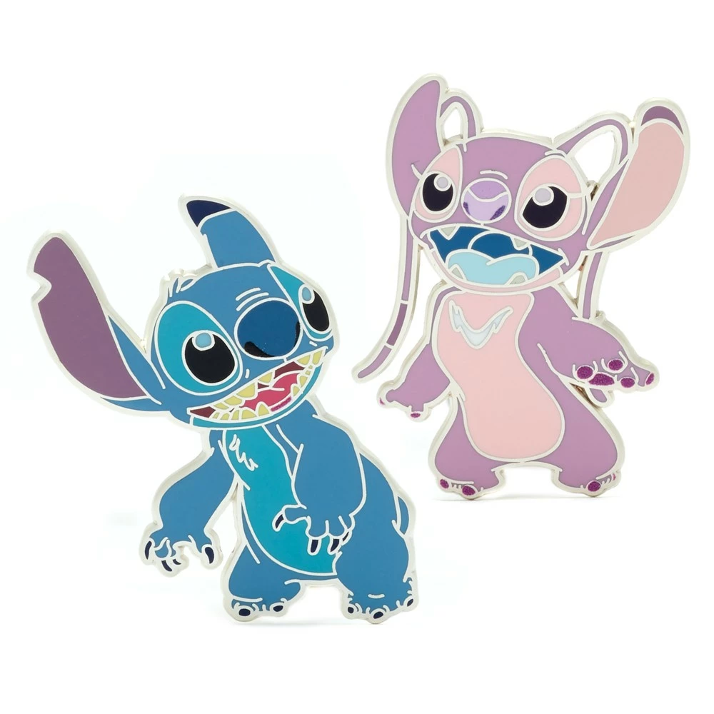 Disney Store Ensemble De Pin's Stitch Et Angel Disney100 Eras, Lilo & Stitch 1 Disney Store Ensemble De Pin's Stitch Et Angel Disney100 Eras, Lilo & Stitch